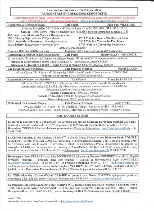 rencontres amis sur paris